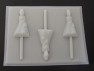 480sp Princess Frog Full Body Chocolate or Hard Candy Lollipop Mold